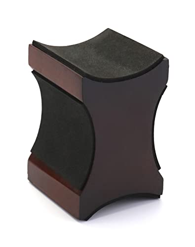 QWORK Guitar Neck Rest, String Instrument Wooden Neck Craddle Guitar Neck Rest Support Pillow for...