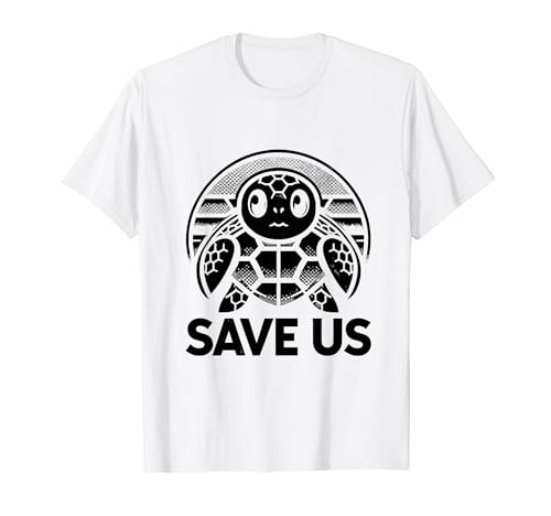 Save Us Tartarughe marine Tartarughe marine Animale oceano Maglietta