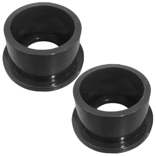 DIFLAX 2 Pièces Manchon PVC 50mm, Pièce de Remplacement PVC-U, Raccord Collé pour Robinet à Bille, Raccord pour Clapet de Retour, Bride PVC 50mm, Raccord Piscine 50mm, Pour Tuyauterie PVC, Durable