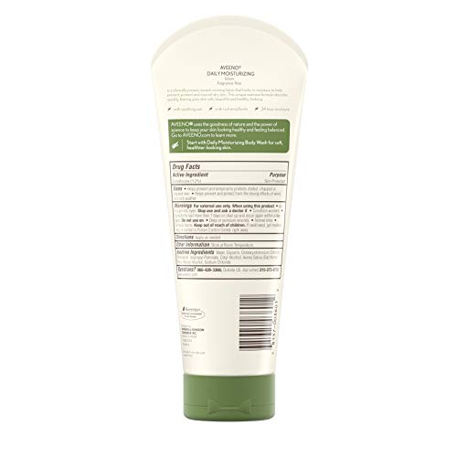 Image of Aveeno Active Naturals Daily Moisturizing Lotion, Fragrance Free, 8 Ounces
