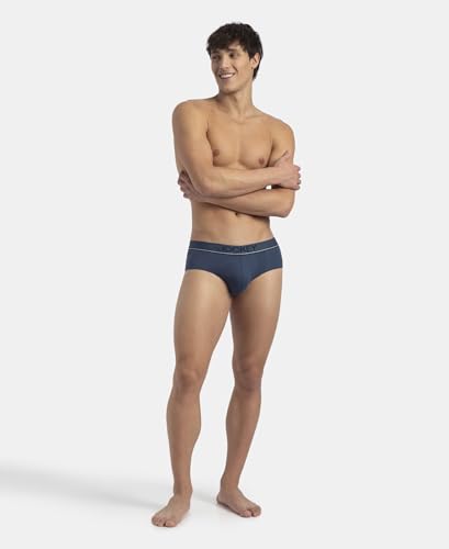 Image of Jockey 8037 Men's Super Combed Cotton Solid Brief with Ultrasoft Waistband