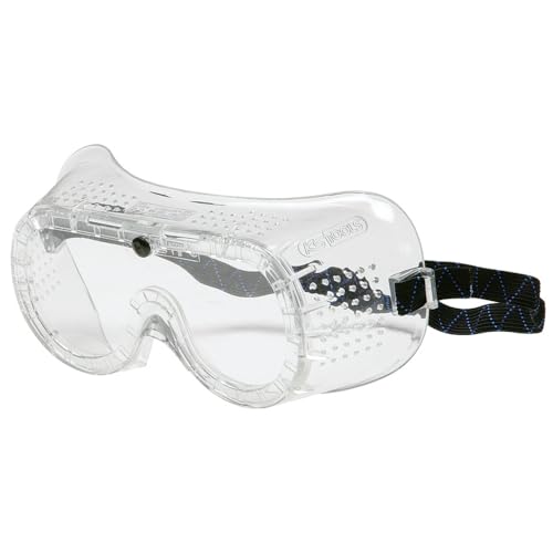 KS TOOLS - 310.0120 - Masque/Lunettes de protection anti-buée compatible avec des lunettes EN 166
