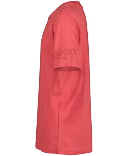 Image of Lucky Brand Boys' Short Sleeve Graphic Crew Neck T-Shirt, Soft, Comfortable, Relaxed Fit