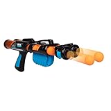 Hog Wild Atomic Power Popper Double Barrel 18X - Rapid Fire Foam Ball Blaster Gun - Shoots Up to 18 Foam Balls