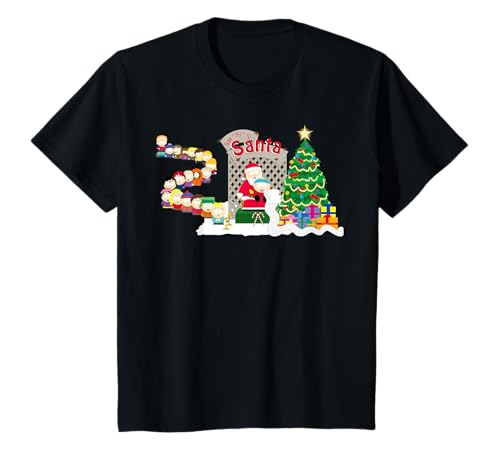 South Park Christmas Cartman Liste de souhaits de Père Noël Comédie Festive rétro T-Shirt
