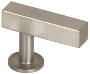Lew's Hardware Bar Series - Brushed Nickel Cabinet Knobs and Pulls (T-Knob)
