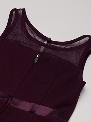 Image of Calvin Klein Girls' Sleeveless Party Dress, Fit and Flare Silhouette, Round Neckline & Back Zip Closure