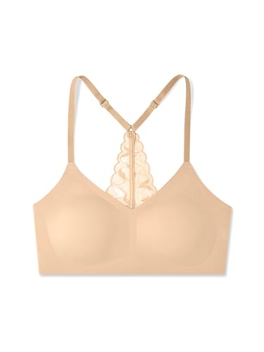 Image of True & Co Womens Lace Racerback Adjustable Strap Bralette