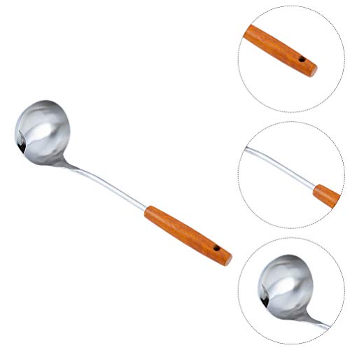 Cabilock Concha separadora de óleo de aço inoxidável para molho, separador de gordura alimentar, esc