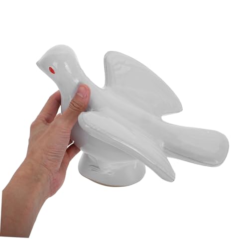 Figurine de pigeon résistante aux intempéries pour toit et extérieur - 4