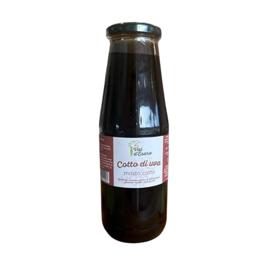 Val D'Esaro - Cotto di Uva - Mosto Cotto Tradizionale Calabrese - Dolcezza Naturale per Dolci e Formaggi - Prodotto Artigianale di Calabria - 950g