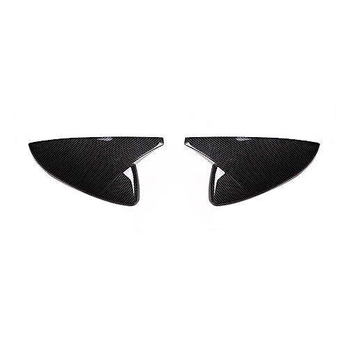 hA~[Jo[ For Mazda 6 For Atenza 2019-2021 Left Right Car Side Mirror Cover Shell Rearview Mirror Housing Cap(Carbon fiber patter