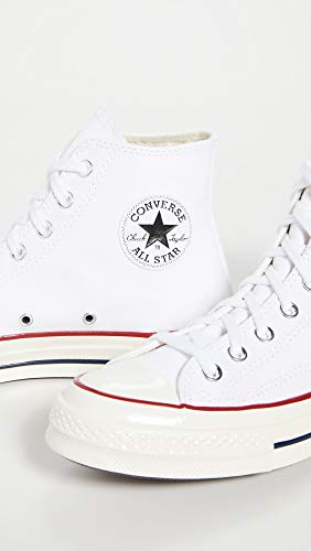 Converse Converse Unisex Taylor Chuck 70 Hi Sneakers, Mehrfarbig (White/Garnet/Egret 102), 43 EU