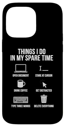 Things I Do In My Spare Time Writer �T�����[�}�� �X�}�z�P�[�X iPhone 14 Pro Max �p