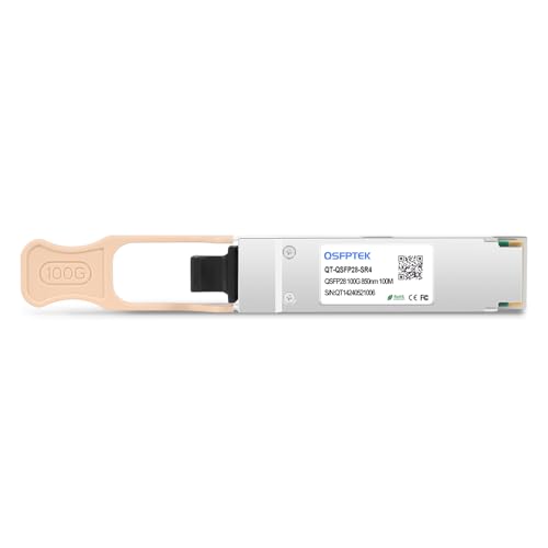 Image of QSFPTEK 100GBASE-SR4 QSFP28 850nm 100m Optical Transceiver Module Compatible for QSFP-100G-SR4-S