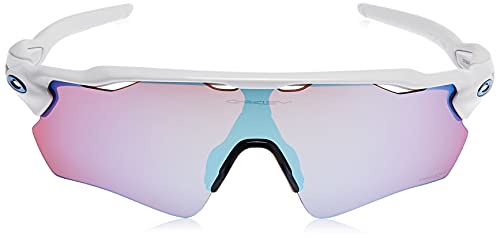 Oakley Men's Oo9208 Radar Ev Path Rectangular Sunglasses, Polished White/Prizm Snow Sapphire Iridium, 38 Mm #TOP1