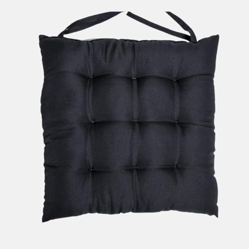 Assento Para Cadeira Futon 40x40 Cm - Preto