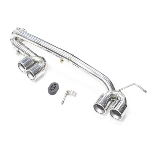 Tuyau d'échappement anti-rouille pour BMW E90 E92 embout quadruple carbone argent