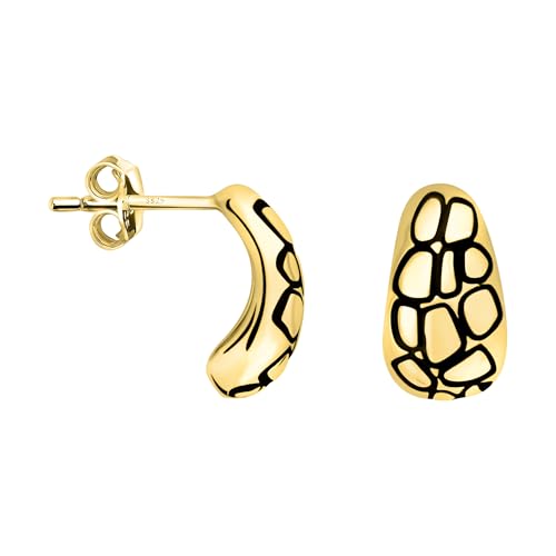 Boucles d'oreilles mosaïque argent 925 anti irritation pour femme