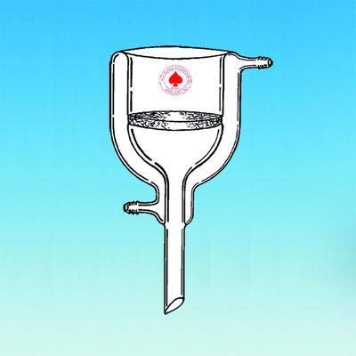 7185-28 Filtering Funnel with Hose Connections, Porosity D, 90 mm Diameter, 1 mL