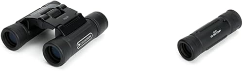 Celestron UpClose G2 - Binocular de techo 71232 negro y UpClose G2 10x25 monocular, negro (71213)
