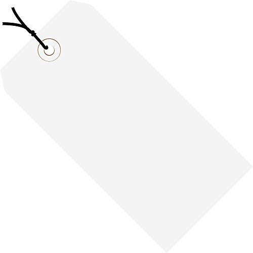 Étiquettes d'expédition en papier cartonné blanc 13x6,5cm Aviditi Lot de 1000 étiquettes à ficelle