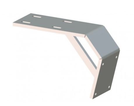 Deck Mount Short-Short 8?AFT-6?Drop White