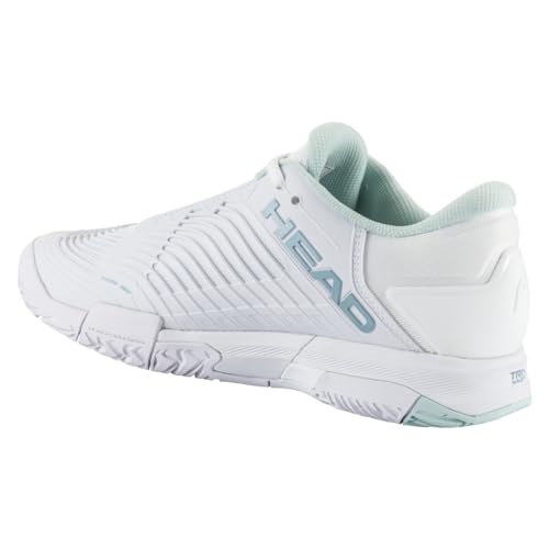 HEAD Women's Revolt Pro 4.5 Tennis Shoes (White/Aqua, US Footwear Size System, Adult, Women, Numeric, Medium, 6.5)4