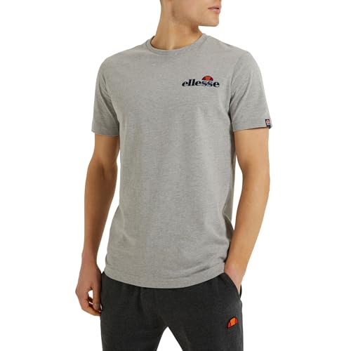 Ellesse Herren Voodoo T-Shirt Kurzarm Einfarbig Grau L EU