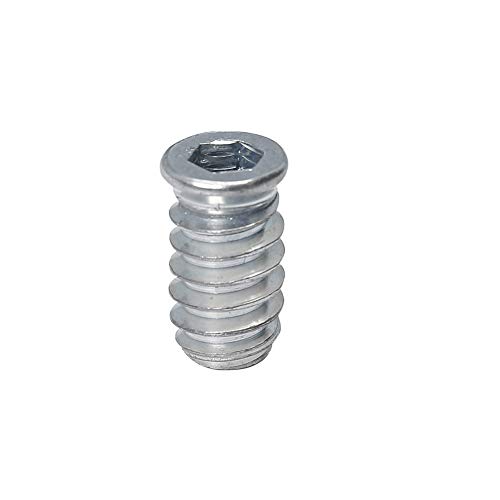 Image of 40pcs Threaded Inserts for Wood 1 /4-20 Furniture Screw in Threaded Insert Nuts 20mm Length