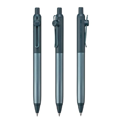 Image of ZENTO Flow Model Ballpoint Pen Jade 0.5 mm Black Ink Colour UBNZF05.7 with Original Stylus Touch Pen