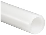 White High Density Polyethylene (HDPE) Tubing, 1/4