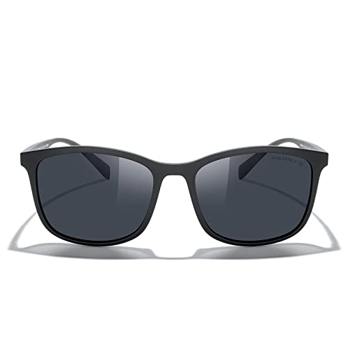 MERRY'S Square Polarized Sunglasses for Men Women Ultralight Shades Driving Fishing Golf UV400 S8668