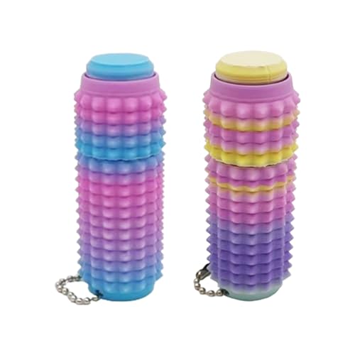 SSKHE 2 llaveros antidolor para la relajación juguetes antiestrés, juguetes sensoriales y sensoriales, fantasía para aliviar el estrés en casa en la oficina y en movimiento SSKHE 2 llaveros antidolor para la relajación juguetes antiestrés, juguetes sensoriales y sensoriales, fantasía para aliviar el estrés en casa en la oficina y en movimiento