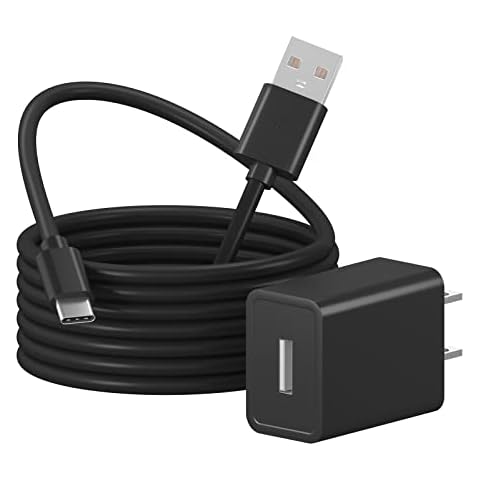 Charger Made for Fire HD7 8 10,Fire Max 11 Tablet,Fast Charging with 6.6Ft Type-C Micro USB Cable for Charging All-New Fire HD 6 7 8 10/Fire HD7 8 10Plus Tablet/Kids Pro Kids Edition/E-Reader Cover