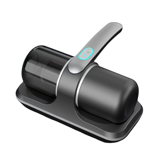 TPPT 布団クリーナー 掃除機 ダニ退治 約8,000回/分 除菌 超音波 ダニ 掃除機 8000Pa フィルター水洗い可能 ダニ取り フィルター付 マットレス・ベッド・枕・衣類・ソファ・カーペットのお掃除にバッテリー内蔵 (灰色がかった銀)