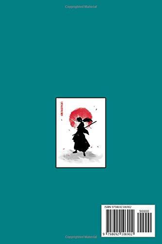 Vista 2 de Notebook Rurouni Kenshin Wandering Samurai 6 x 9 inches, 110 Pages, Notes cornell.
