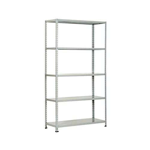 La Zappa Estantería De Chapa De Acero Barnizado, Capacidad De 400 Kg, Altura De 190 Cm, Fabricada En Italia 100 X 40 X 190 Cm, Gris La Zappa Estantería De Chapa De Acero Barnizado, Capacidad De 400 Kg, Altura De 190 Cm, Fabricada En Italia 100 X 40 X 190 Cm, Gris