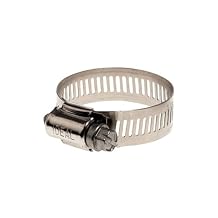Ideal Tridon 62P2051 Stainless Steel Worm Gear Clamp, 20 SAE Size, 7/8" to 1-3/4" Diameter Pack of 10