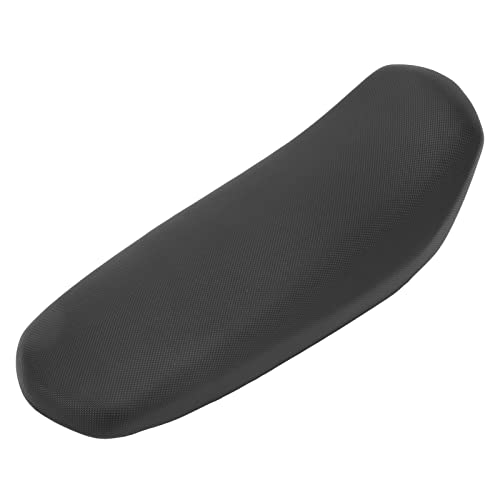 Coussin de siège de moto électrique imperméable en cuir noir pour scooter et vélo de saleté