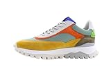 Yellow Floris van Bommel Herren Low Sneaker DE GROMMER Bunt Leder-Textil-Mix, Größe:12, Farbauswahl:gelb-Kombi