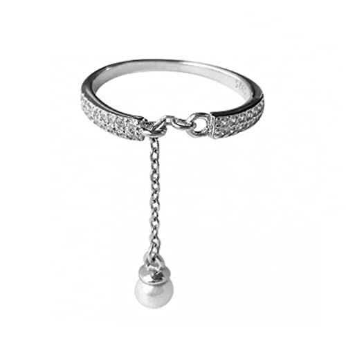 Bague réglable argent 925 avec pampilles le cadeau idéal sans erreur de taille