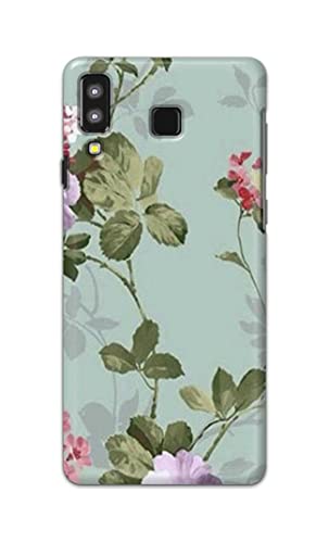 Image of Printed Hard Back Cover Case for Samsung Galaxy A8 Star Back Cover (Floral Painting) -1302