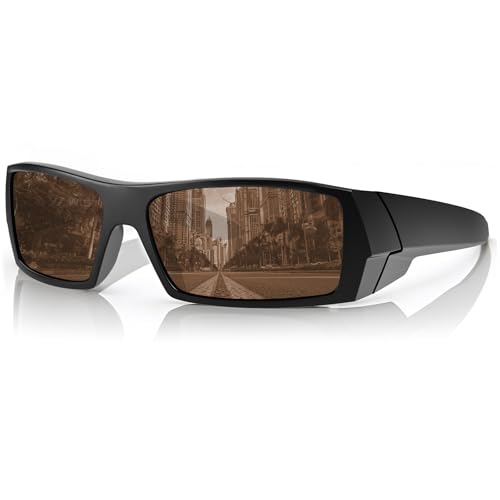 Image of WISTON Z87 Sunglasses Wrap Around Sunglasses for Men Rectangular Safety Glasses UV400 for Sport Working 8231
