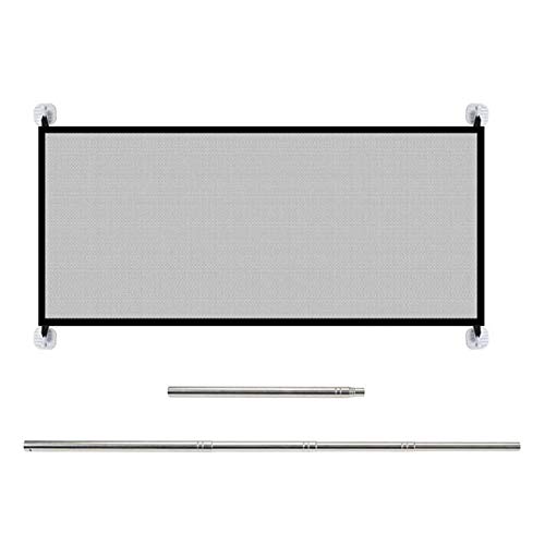 Puerta de Seguridad para Mascotas,Cerca de Aislamiento portátil para Mascotas Barrera Puerta Guardia paraportátil Malla Segura práctica Red de Aislamiento para Mascotas