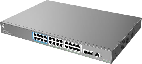 Image of Grandstream GWN7803PH Pro | 24-Port Gigabit Ethernet Layer 2++ Managed PoE++ Switch