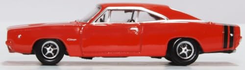 Oxford Diecast Dodge Charger 1968 1:87 Rojo miniatura 3