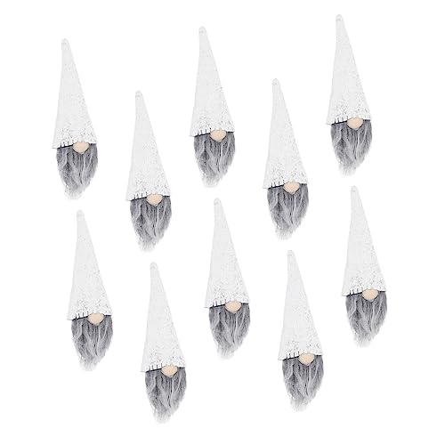 Chapeau bouteille de vin Noël ULTECHNOVO : lot de 10 manchons décoratifs de table festive