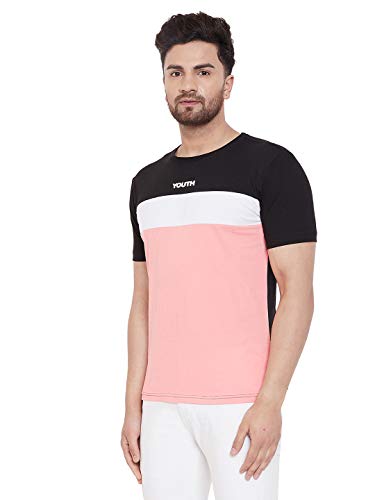 Image of GRITSTONES Printed Half Sleeve Round Neck T-Shirt for Men - GSHSPNT2512 P