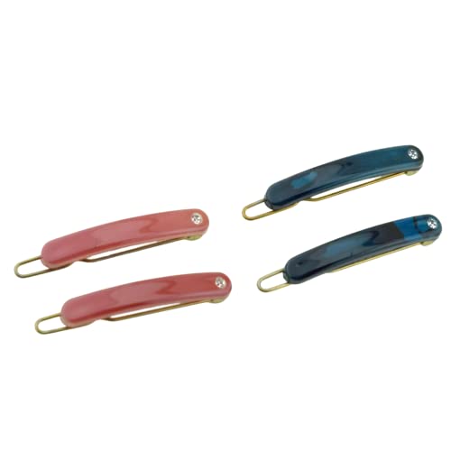 Parcelona French Mini Oblong Snap Clip